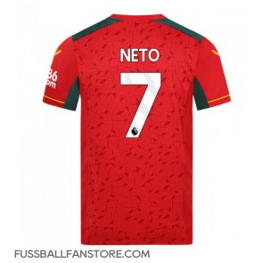 Wolves Pedro Neto #7 Replik Auswärtstrikot 2023-24 Kurzarm